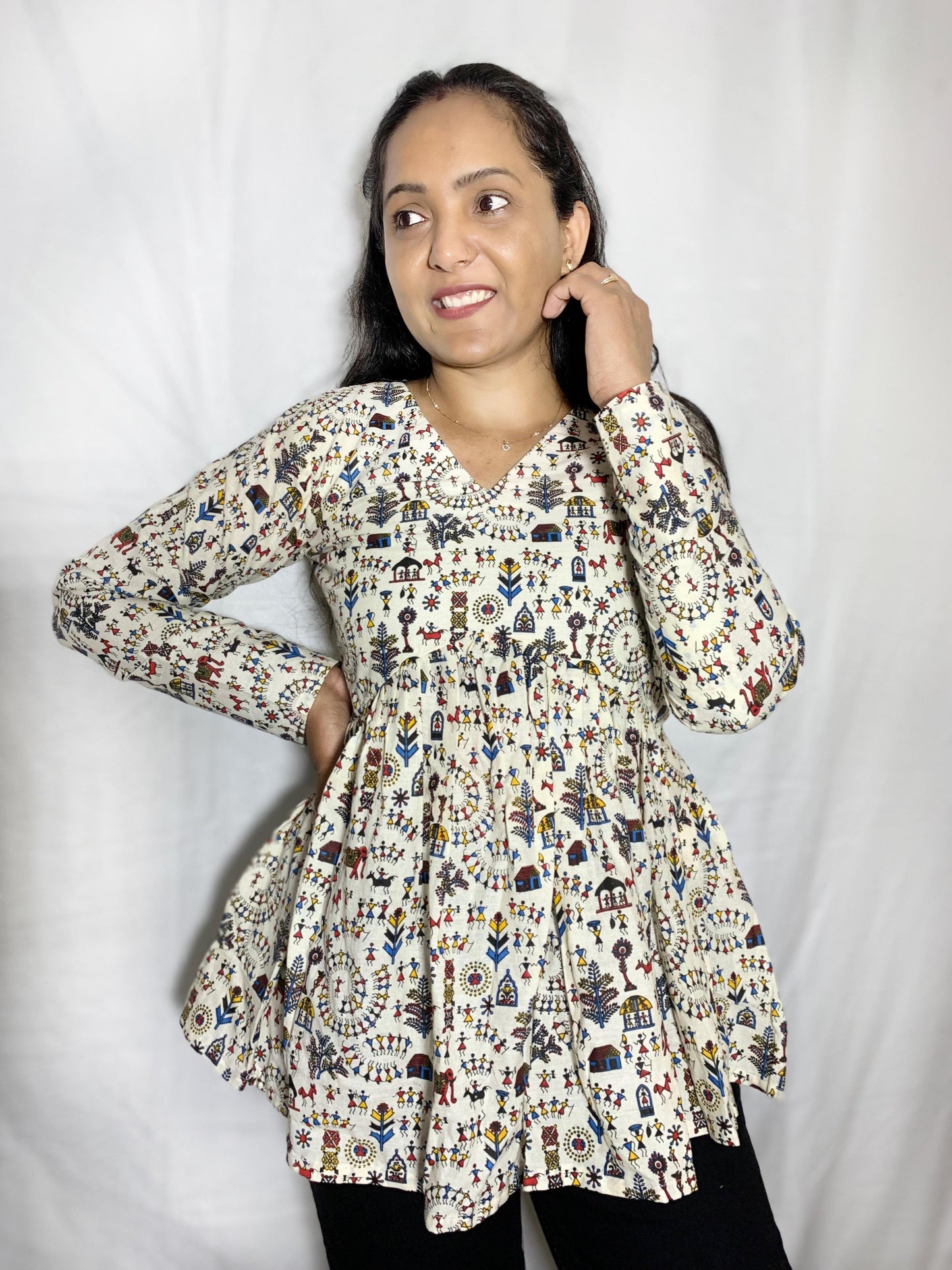 Warli Cotton Kurti
