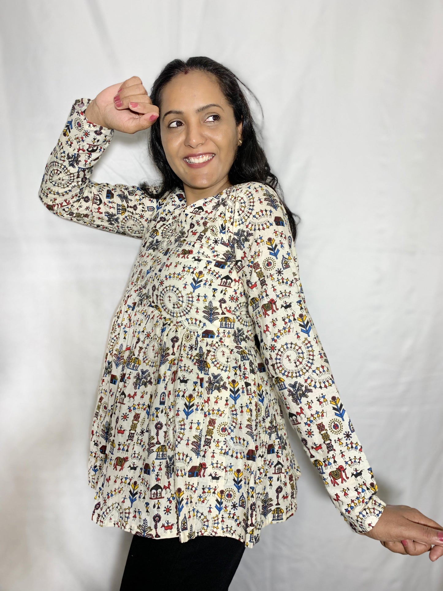 Warli Cotton Kurti